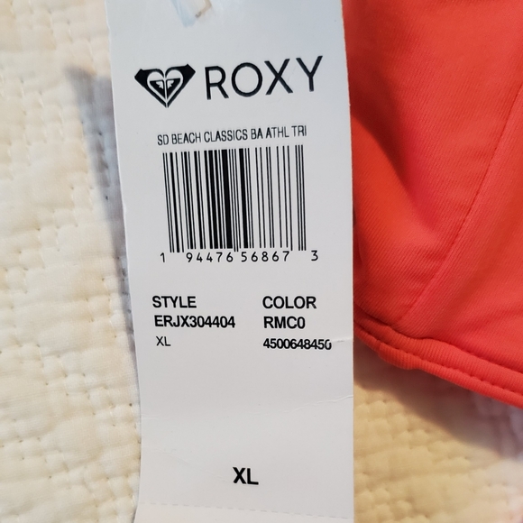 ROXY Bikini Top Size XL NWT - Picture 4 of 5